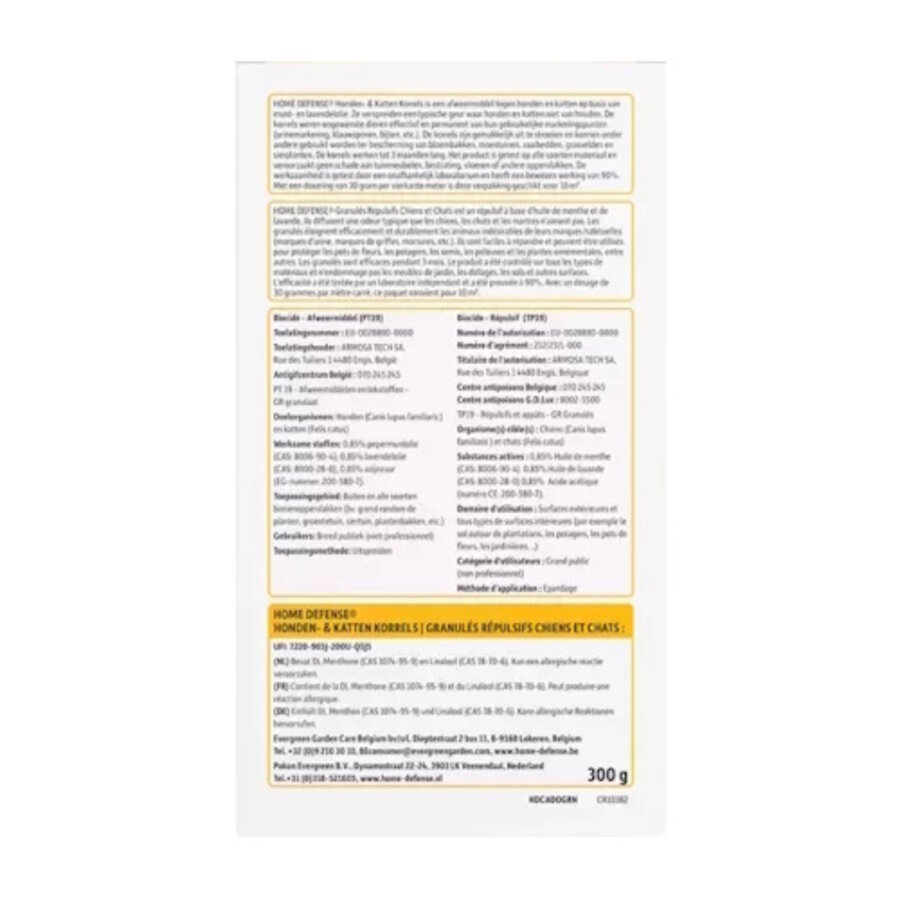 Honden en katten afweermiddel Granulaat 300 Gram