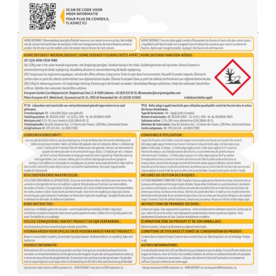 Mierenlokdoos 4 stuks