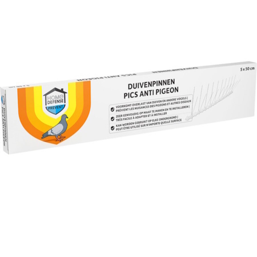 Duivenpinnen 2,5 meter (5 x 50CM)