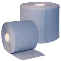 Uierpapier 3-laags verlijmd blauw 1000 vel 2 rollen
