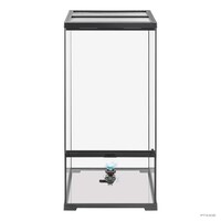 Glas paludarium 45 x 45 x 90CM met waterdichte bodem en drainage