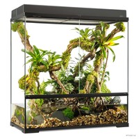 Pro Paludarium glazen paludarium met waterdeel 90x45x90cm