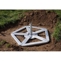 Grond ankerset voor paalborstel Maxi