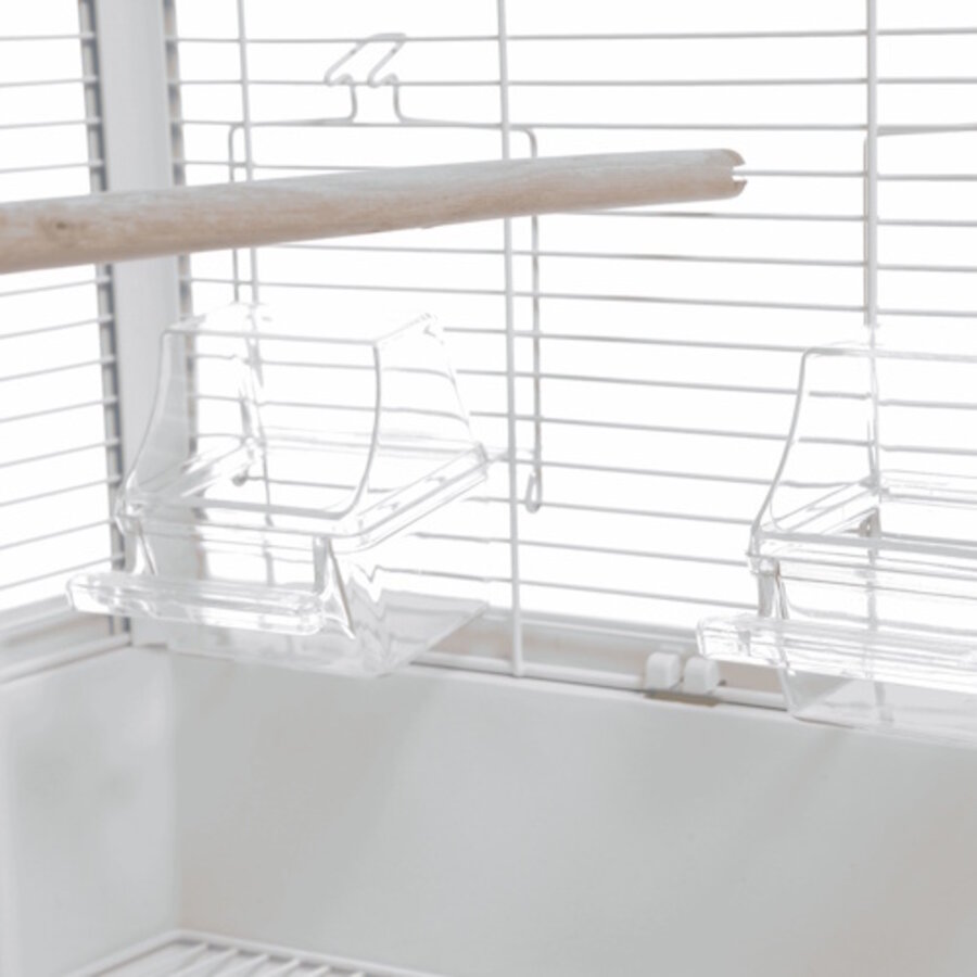 Vogelkooi Ceasar zwart met Standaard