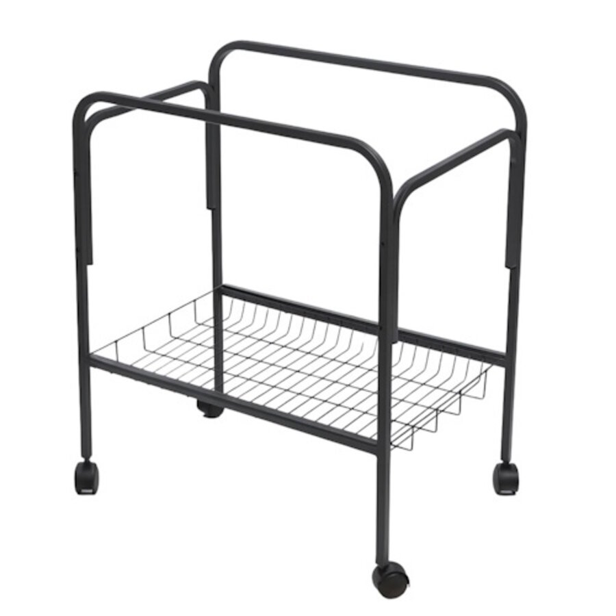 Vogelkooi Ceasar zwart met Standaard