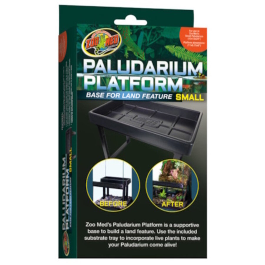 Paludarium platform large | zwevend landgedeelte voor reptielen en amfibieën
