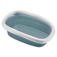 Kattenbak Met Rand Blauw