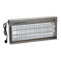 Vliegenlamp Inox IPX4 2 x 20W