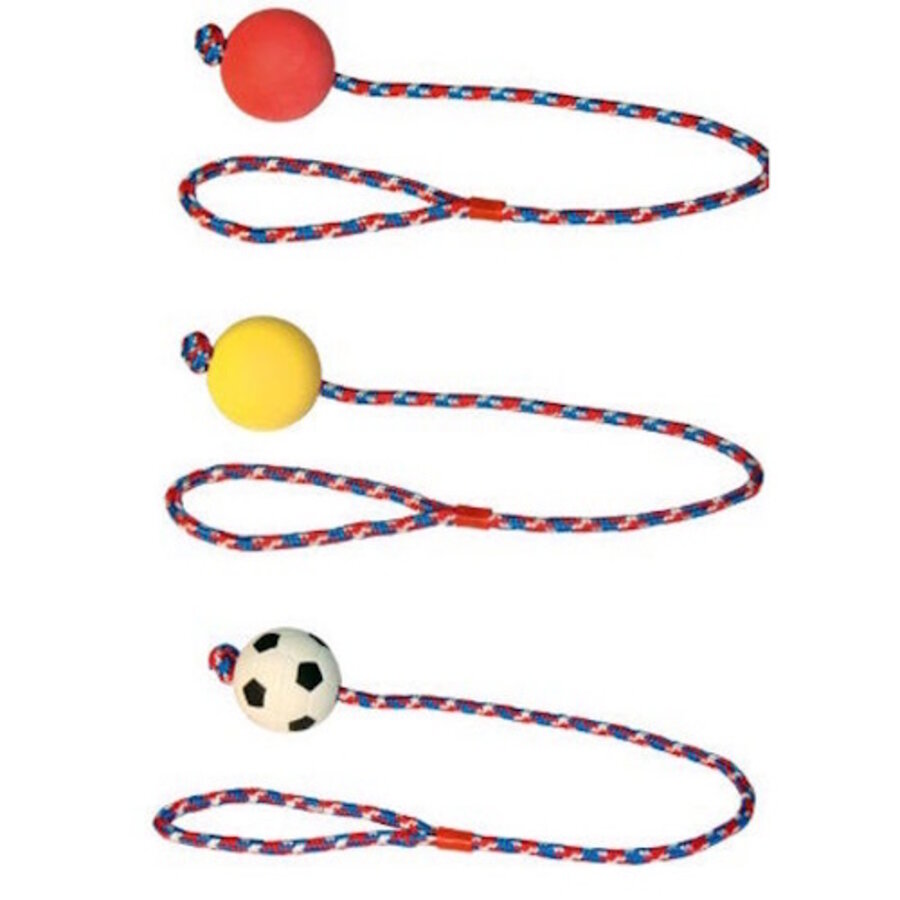 Schuimrubberbal met touw 60CM