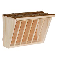 Hooiruif XL met zitplank Nature voor konijnen en knaagdieren