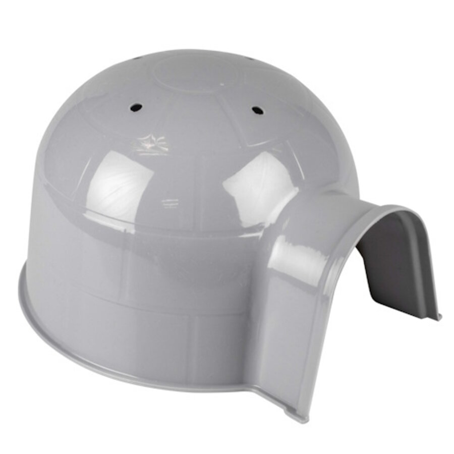 Iglo grijs schuil- en slaaphuis voor kleine knaagdieren | S 16 cm en L 25 cm