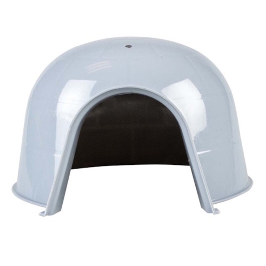 Iglo grijs schuil- en slaaphuis voor kleine knaagdieren | S 16 cm en L 25 cm