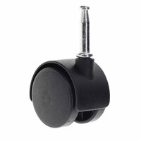 Reservewielen Hoppy Pinus zwart 6 stuks | 8 x 4,5 x 3,5 cm