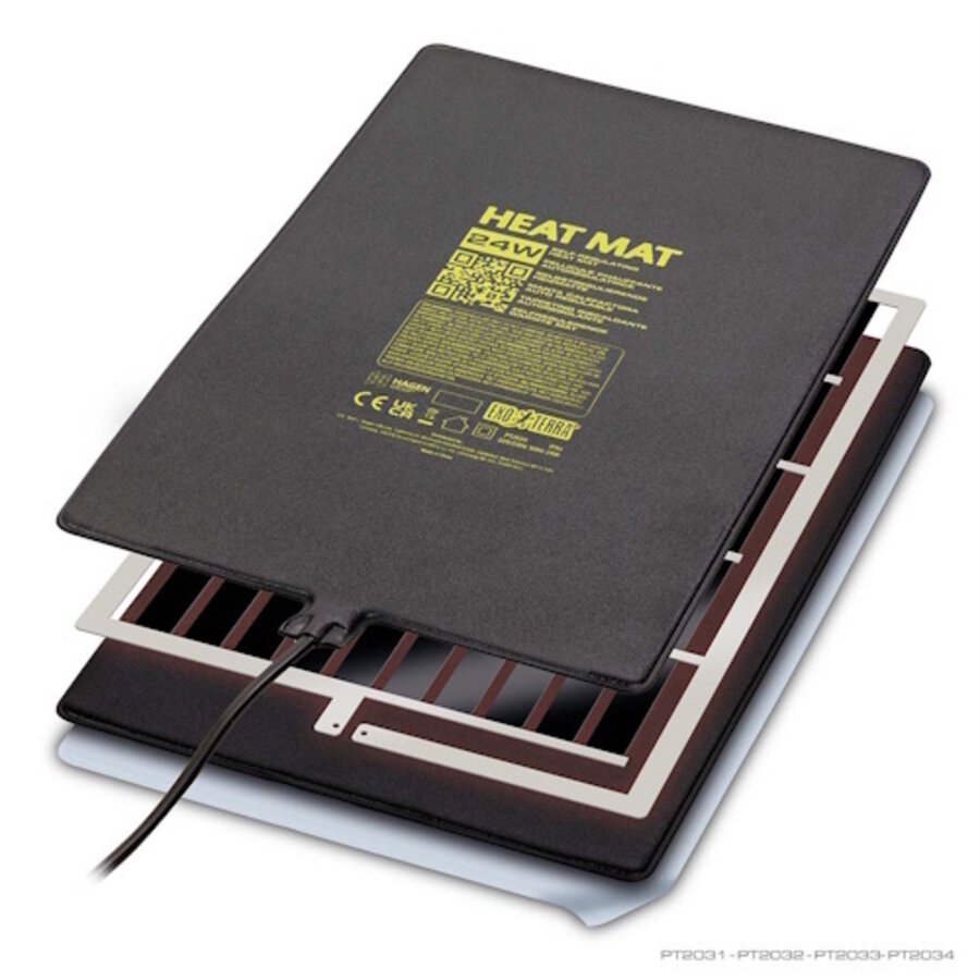 Zelfregulerende warmtemat voor glazen terrariums | 8W 16W 24W