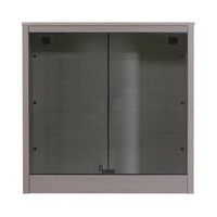 Terra Endura PVC terrarium 100x60x100 cm grijs houtdecor