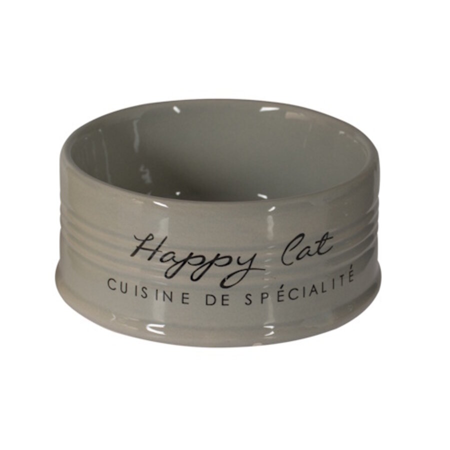 Eetkom Stone Happy Cat 300ML - Ø10,5