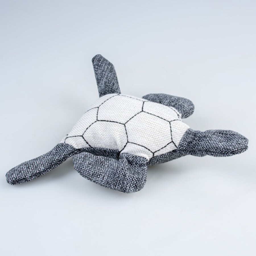 ECO Pluche Schildpad 19x19x5cm grijs