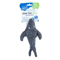 ECO Pluche Walvis 12x21x8cm grijs