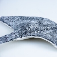 ECO Pluche Rog 20x14x2cm grijs