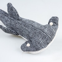 ECO Pluche Hamerhaai 20x10x7cm grijs