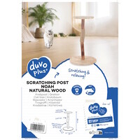 Krabpaal Noah Natural wood | 50x50x66cm