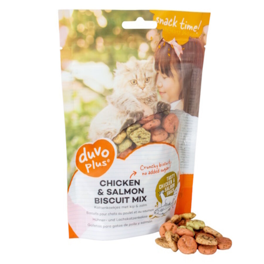 Kippen- En Zalm Koekjesmix 50 gram