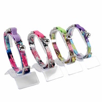 Kattenhalsband Bloemen Splash 20-30CM / 10MM