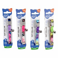 Kattenhalsband Bloemen Splash 20-30CM / 10MM