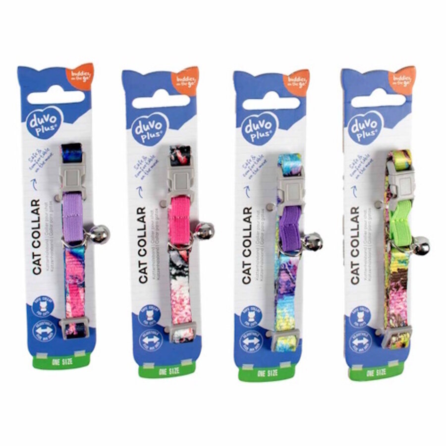 Kattenhalsband Bloemen Splash 20-30CM / 10MM