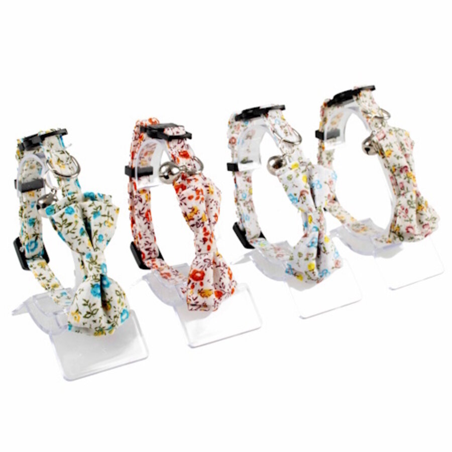 Kattenhalsband Bloemenweide 20-28CM / 10MM