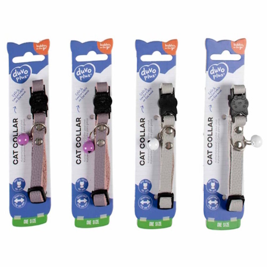 Kattenhalsband Stijlvol Leder 20-28CM / 10MM