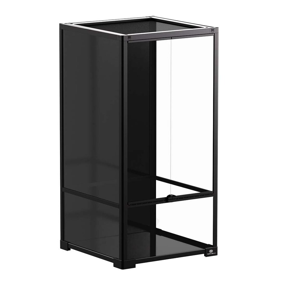 Knockdown glasterrarium 45 x 45 x 90 cm voor reptielen, amfibieën en insecten