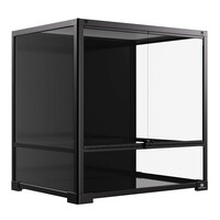 Terrarium Knockdown 60 x 45 x 60CM glazen terrarium voor reptielen, amfibieën en insecten