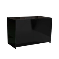 Terrariumkast hoogglans zwart 112 x 60 x 76CM | onderkast voor glazen Knockdown terraria