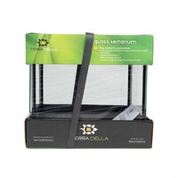 Glazen terrarium 20 x 20 x 20CM met waterdichte bodem en ventilatierooster