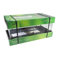 Terrarium glas 60 x 30 x 30cm met waterdichte bodem en ventilatierooster