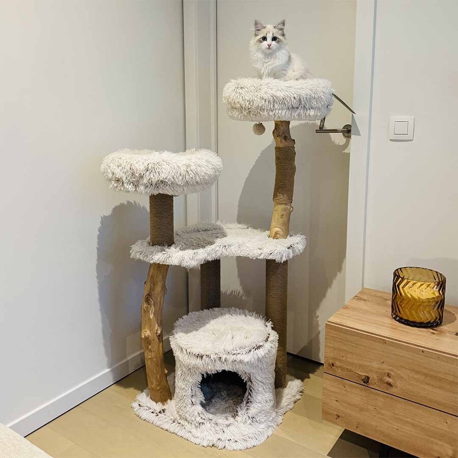 Krabpaal Marseille Long Hair Pluche | 49x49x122cm