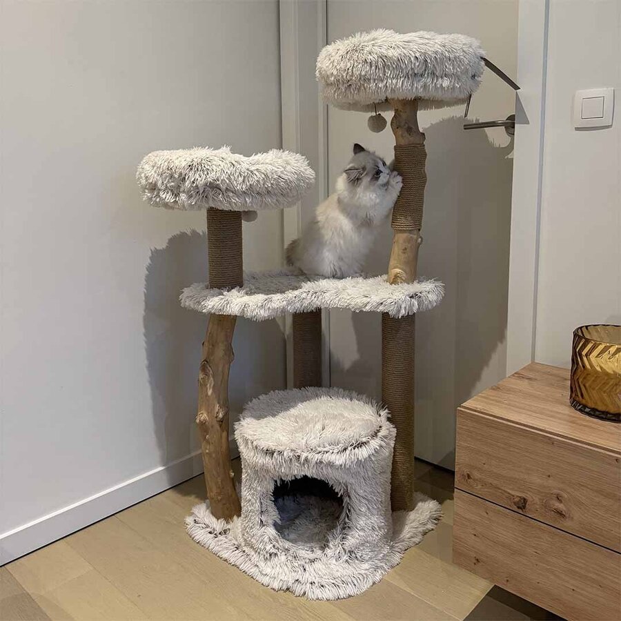 Krabpaal Marseille Long Hair Pluche | 49x49x122cm