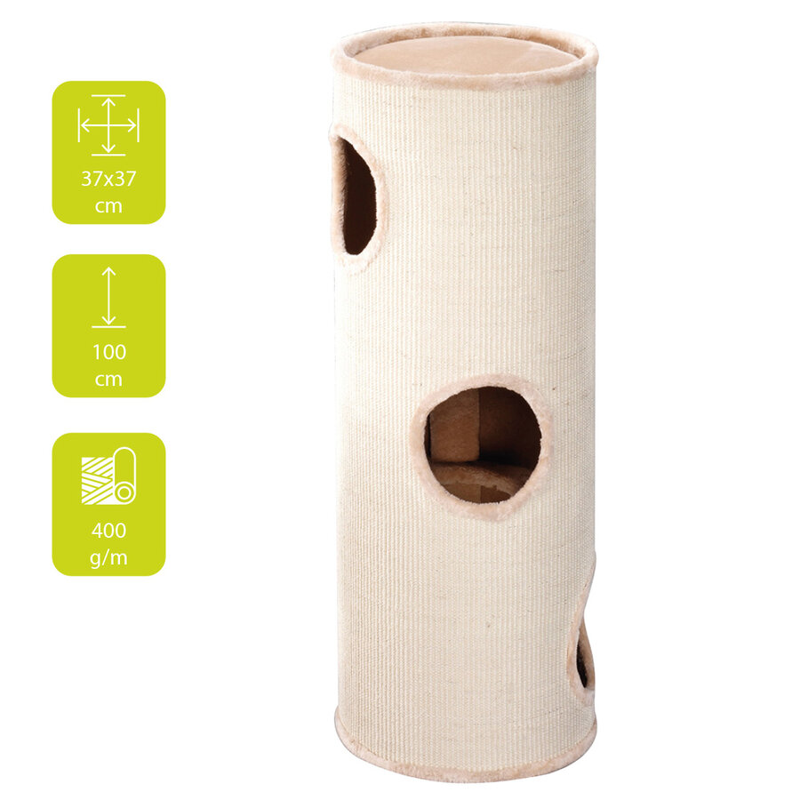 Krabpaal Trend Catdome Everlasttower 3-Level | 37x37x100cm