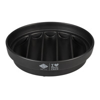 SUE Slow Feeder 'Golf' Zwart – keramische voerbak voor katten, 750 ml