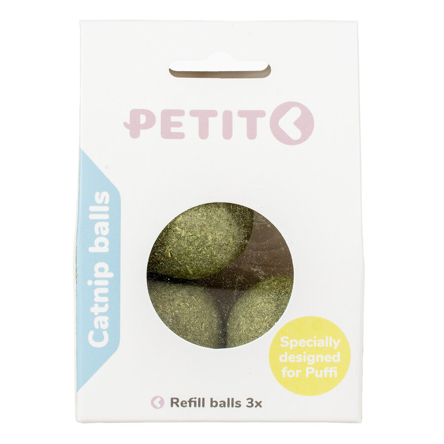 Catnip Ballen – onweerstaanbare kattenkruidballen, 3 stuks van 4 cm