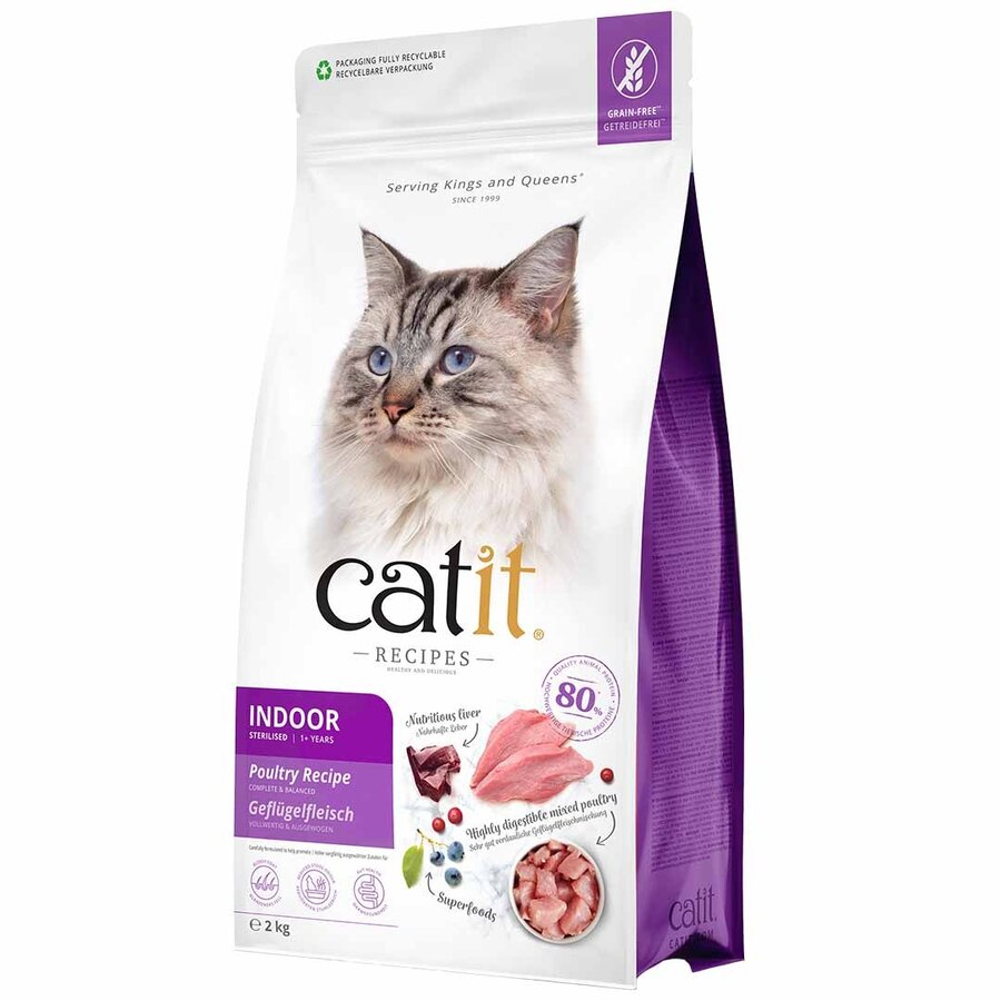 CA Recipes Adult Indoor Cat - volledig droogvoer met gevogelte, vis en superfoods