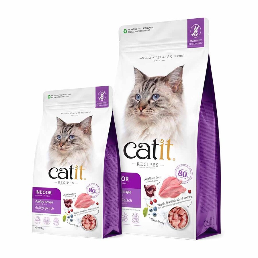 CA Recipes Adult Indoor Cat - volledig droogvoer met gevogelte, vis en superfoods