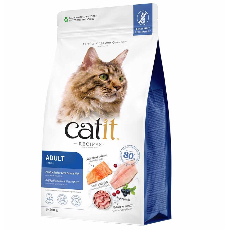 CA Recipes Adult Fish - volledig graanvrij kattenvoer met gevogelte en MSC-vis