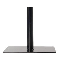 Houder voor vogelbad op paal - stevige metalen houder geschikt voor vogelbaden, 20x20x17 cm