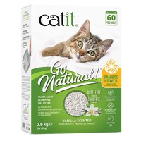 Bamboe Klontvormende Kattenbakvulling – ultralichte, duurzame en biologisch afbreekbare kattenbakvulling – 2 × 1,8 kg