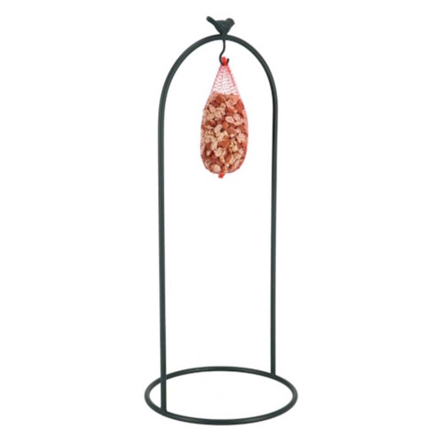 Vogelvoederstandaard L – stijlvolle metalen standaard voor vogelvoer