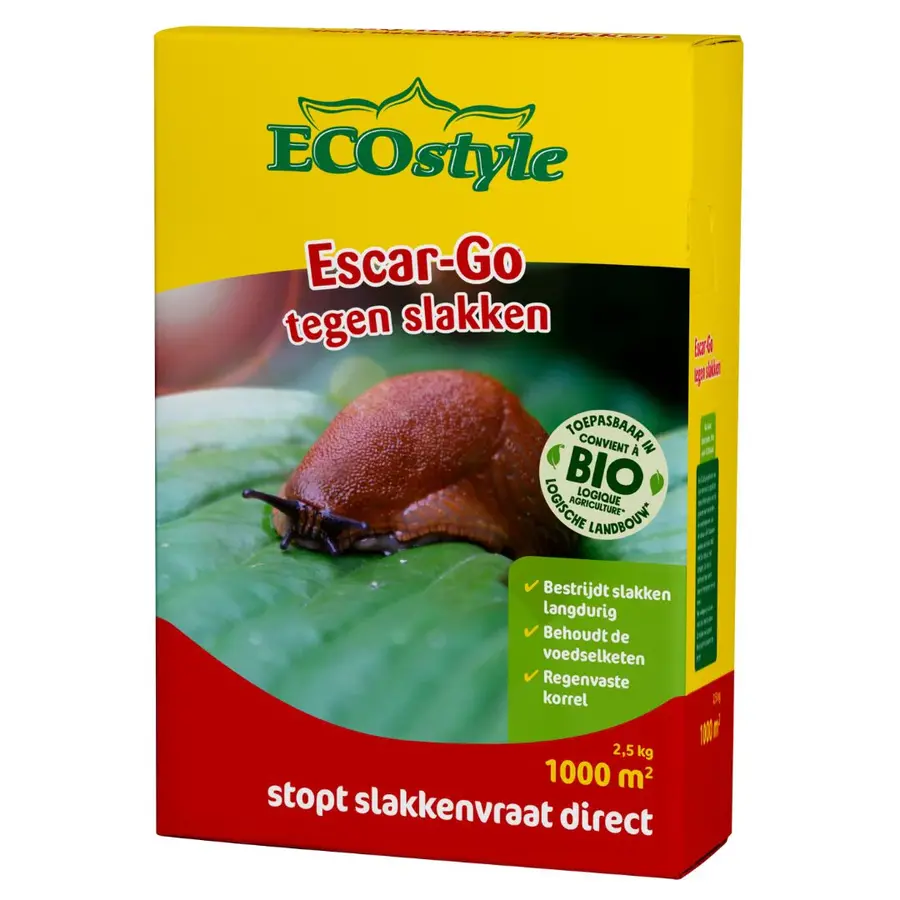 Escar-Go slakkenkorrels - regenvaste korrels met ijzerfosfaat voor langdurige slakkenbestrijding