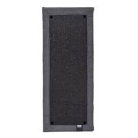 Krappa Krabmat Rechthoekig – stijlvolle sisal krabmat met interieurstof en muurbevestiging – 58 × 24 × 1,5 cm