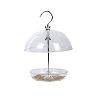 Voederhuis Robin voor tuinvogels – hangend of vrijstaand vogelhuisje met dakje